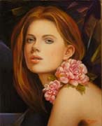 061 CON LE ROSE - cm 24x30